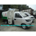 1.5 ton small garbage truck,Karry Brand bin lifter garbage truck made in China